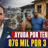 Ayuda económica por terremoto de 875.452 pesos durante tres meses para familias afectadas