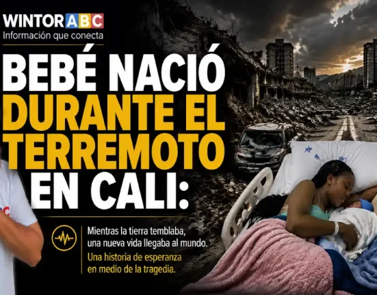 Bebé nació durante el terremoto en Cali y su madre Laura Camila lo recibió en medio de la emergencia