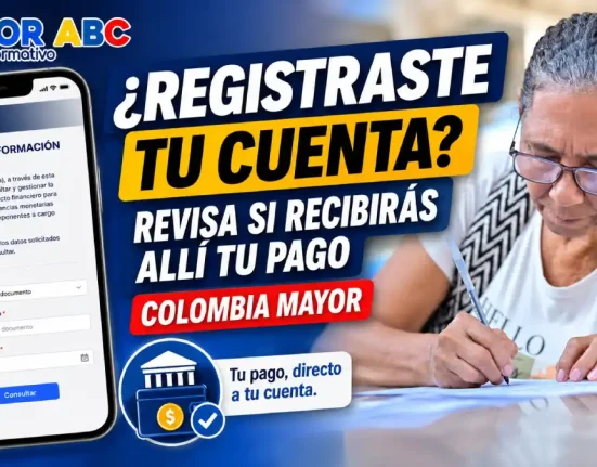 Colombia Mayor pago en cuenta registrada mediante el GIF