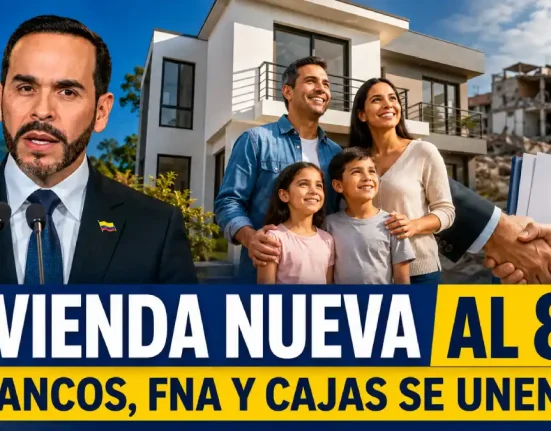 Créditos de vivienda nueva al 8 % para damnificados por el terremoto