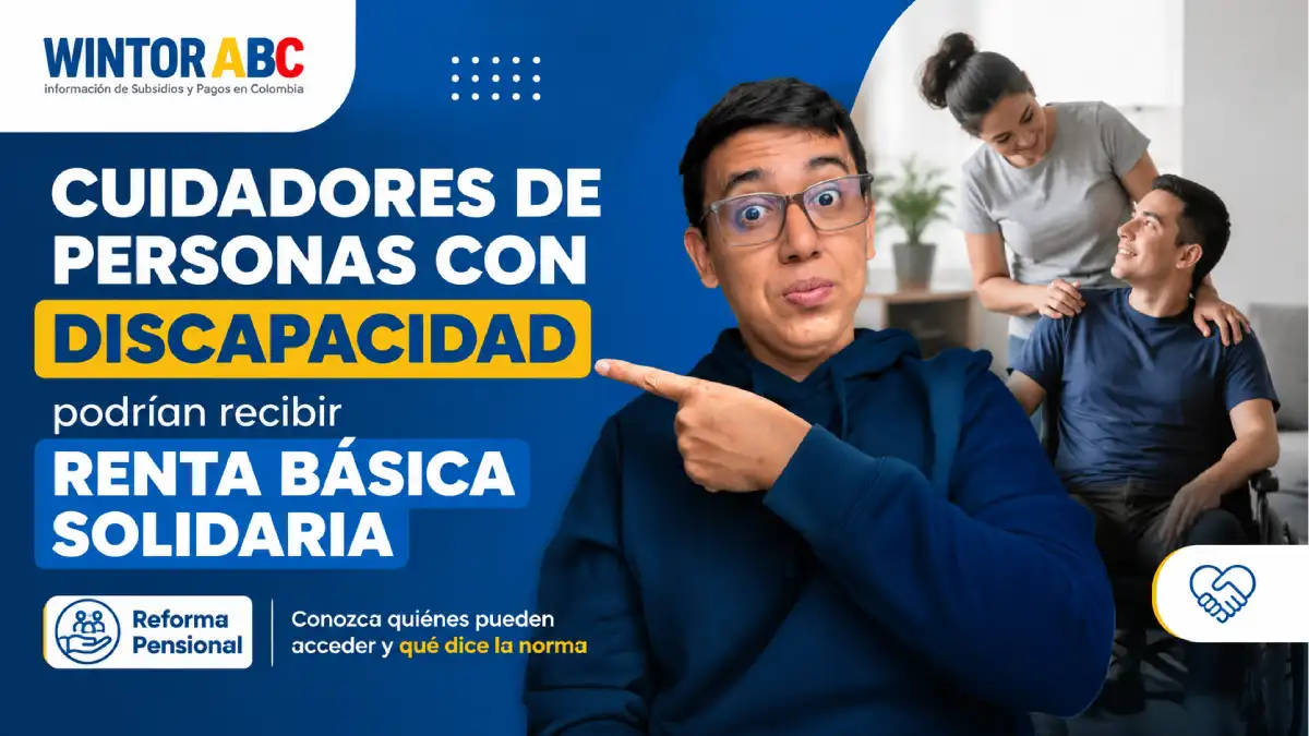 Renta Básica Solidaria: así beneficiarían a cuidadores de personas con discapacidad 1 Cuidadores de personas con discapacidad podrían recibir la Renta Básica Solidaria