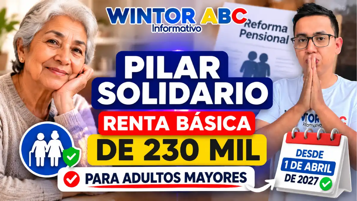 Pilar Solidario de la reforma pensional: renta básica de 230 mil para adultos mayores, así funcionará 1 Pilar Solidario de la reforma pensional para adultos mayores sin pensión