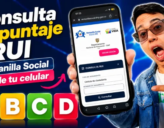 Imagen sobre los puntajes y qué significan en el nuevo sistema RUI 2026