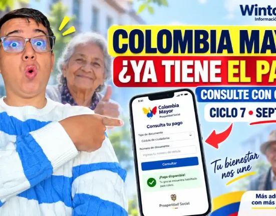 Consulta de pago de Colombia Mayor ciclo 7 en septiembre de 2026