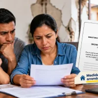 Familia revisa medidas de arrendamiento anunciadas para hogares afectados por el sismo