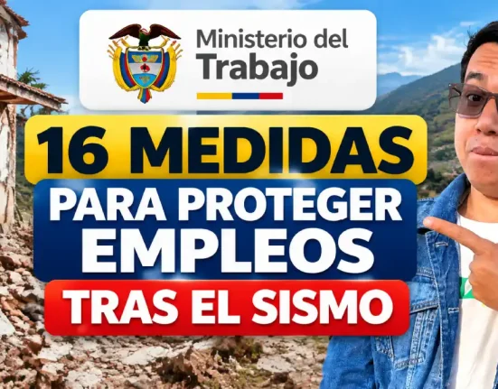 Ministerio de Trabajo anuncia 16 medidas para proteger empleos tras el sismo