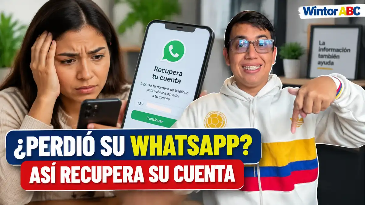 ¿Perdió el acceso a WhatsApp? Así puede recuperar su cuenta comprometida paso a paso 1 Persona recuperando una cuenta de WhatsApp desde su celular.