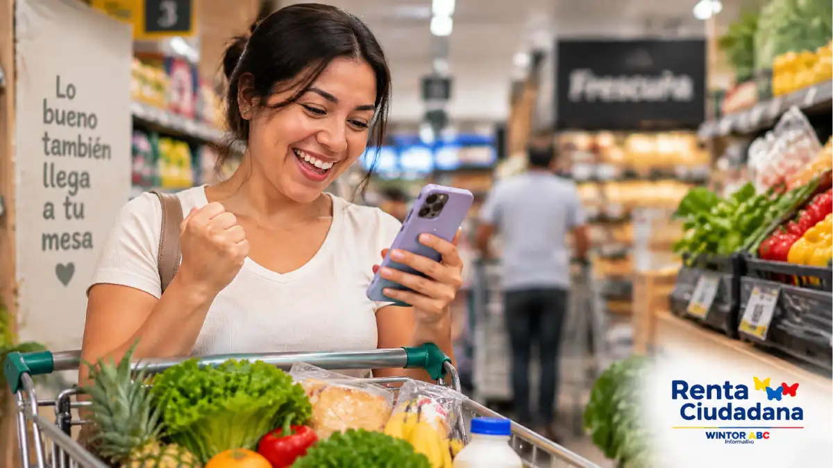 Renta Ciudadana e IVA: mujer verifica información del pago desde su celular