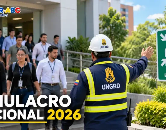 Simulacro Nacional de Emergencias 2026 en Colombia.