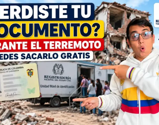 Persona afectada por el terremoto consulta cómo sacar gratis su cédula de ciudadanía