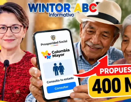 Directora de Prosperidad Social junto a adultos mayores por propuesta de aumento de Colombia Mayor.