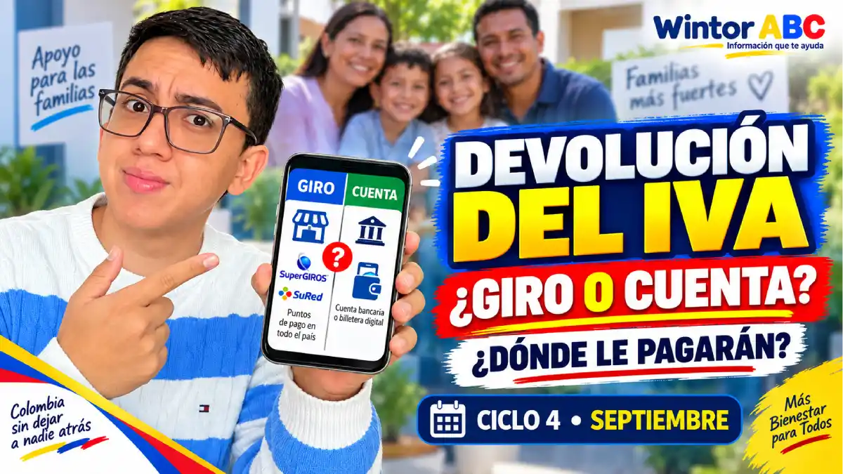 Devolución del IVA septiembre 2026: ¿cómo saber si le pagarán por giro o cuenta? 1 Devolución del IVA septiembre 2026: consulta sobre pago por giro o cuenta