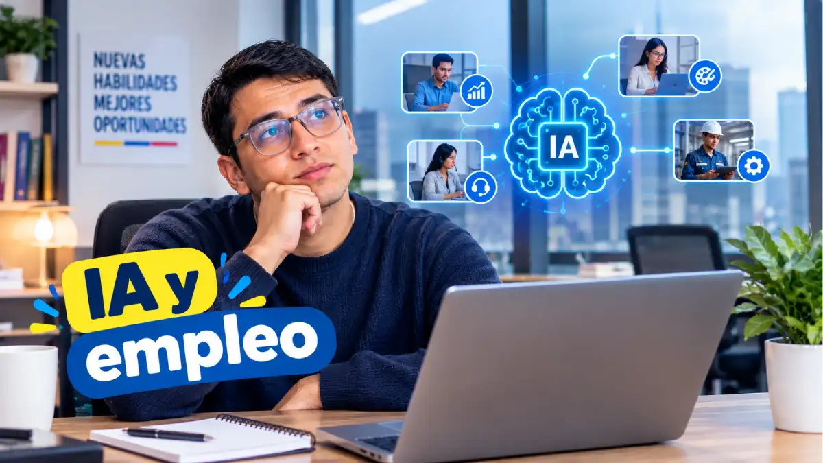 Inteligencia artificial 2026: cómo cambiará los empleos y las habilidades que serán necesarias 1 Inteligencia artificial y empleo muestran los cambios del futuro del trabajo