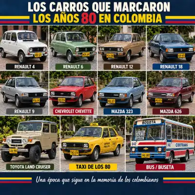 ¿Recuerda alguno? Estos carros marcaron las calles de Colombia en los años 80 2 Carros de los años 80 en Colombia