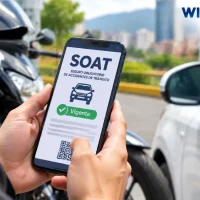 Conductor consulta información sobre cambios propuestos para el precio del SOAT en Colombia