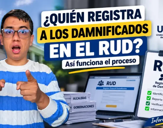 Quién registra a los damnificados en el RUD tras el terremoto del 10 de agosto de 2026.