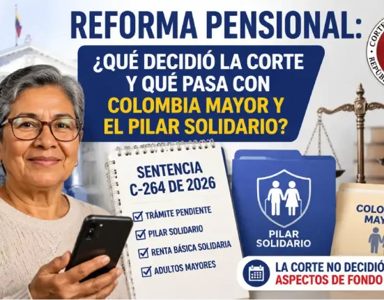 Reforma pensional Corte Constitucional, Pilar Solidario y Colombia Mayor en Colombia.