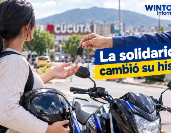 Valentina recibe apoyo ciudadano en Cúcuta tras perder su motocicleta que aún estaba pagando