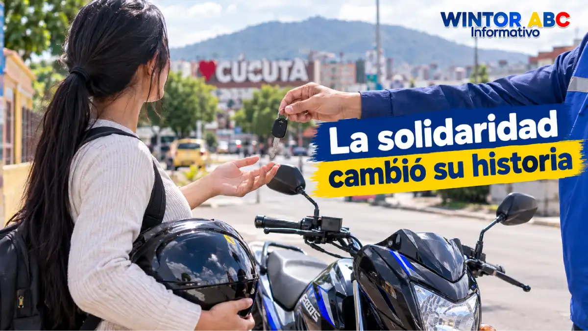 Valentina perdió su moto que aún pagaba en Cúcuta, pero la solidaridad le devolvió la esperanza 1 Valentina recibe apoyo ciudadano en Cúcuta tras perder su motocicleta que aún estaba pagando