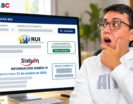Wintor ABC observa una consulta ilustrativa del RUI y del Sisbén IV con la fecha de vigencia del 31 de octubre de 2026.